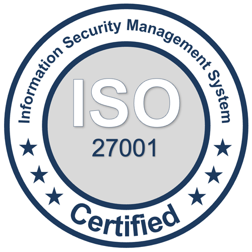 ISO 27001 zertifiziert